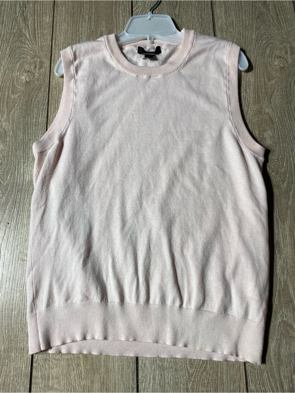 J.Crew Sleeveless Sweater Shell in a soft, pale pink color
